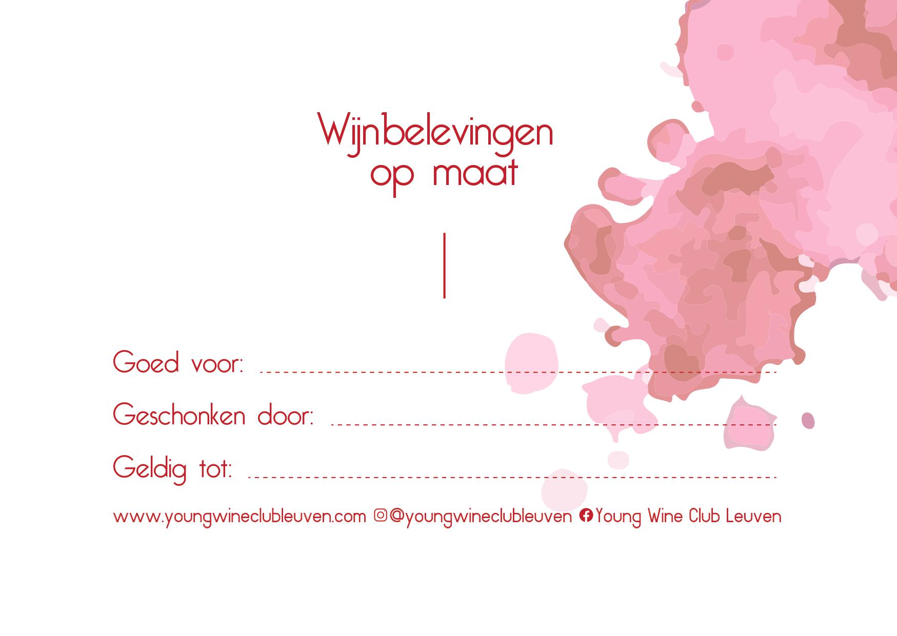 Young Wine Club Leuven cadeaubon